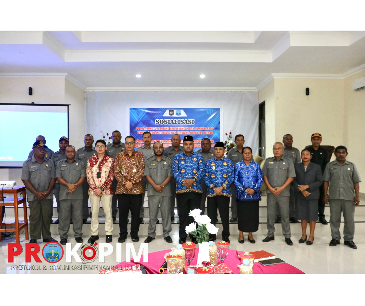 Pemkab Supiori dan Kemendagri Bahas Tata Kelola Keuangan Daerah Lewat Sosialisasi PP 18 dan Permenda